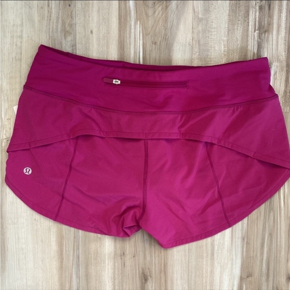 ❤️ Lululemon Speed Up Low-Rise Lined Short 2.5" Ripened Raspberry Pink NWT - Picture 5 of 9